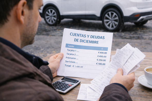 Paga tus deudas de diciembre con auto, sin tarjetas bancarias.
