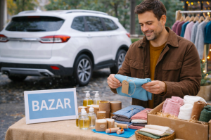 Inicia un negocio de temporada como un bazar para Día de Reyes empañando tu auto.