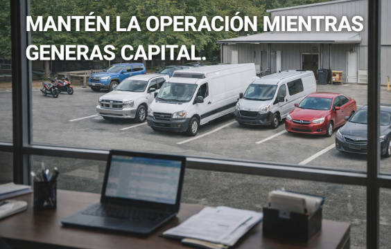 Tu flota de vehículos te dan capital, ven a Efectiauto