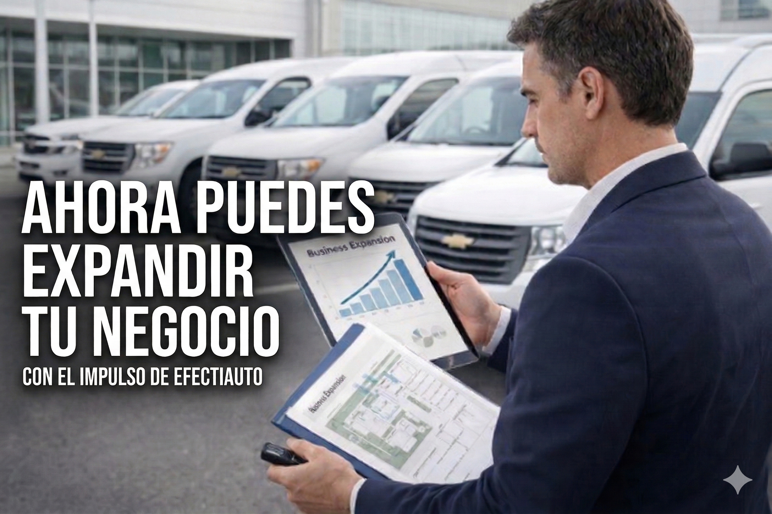 Expande tu negocio con tu flota de autos. Efectiauto te apoya